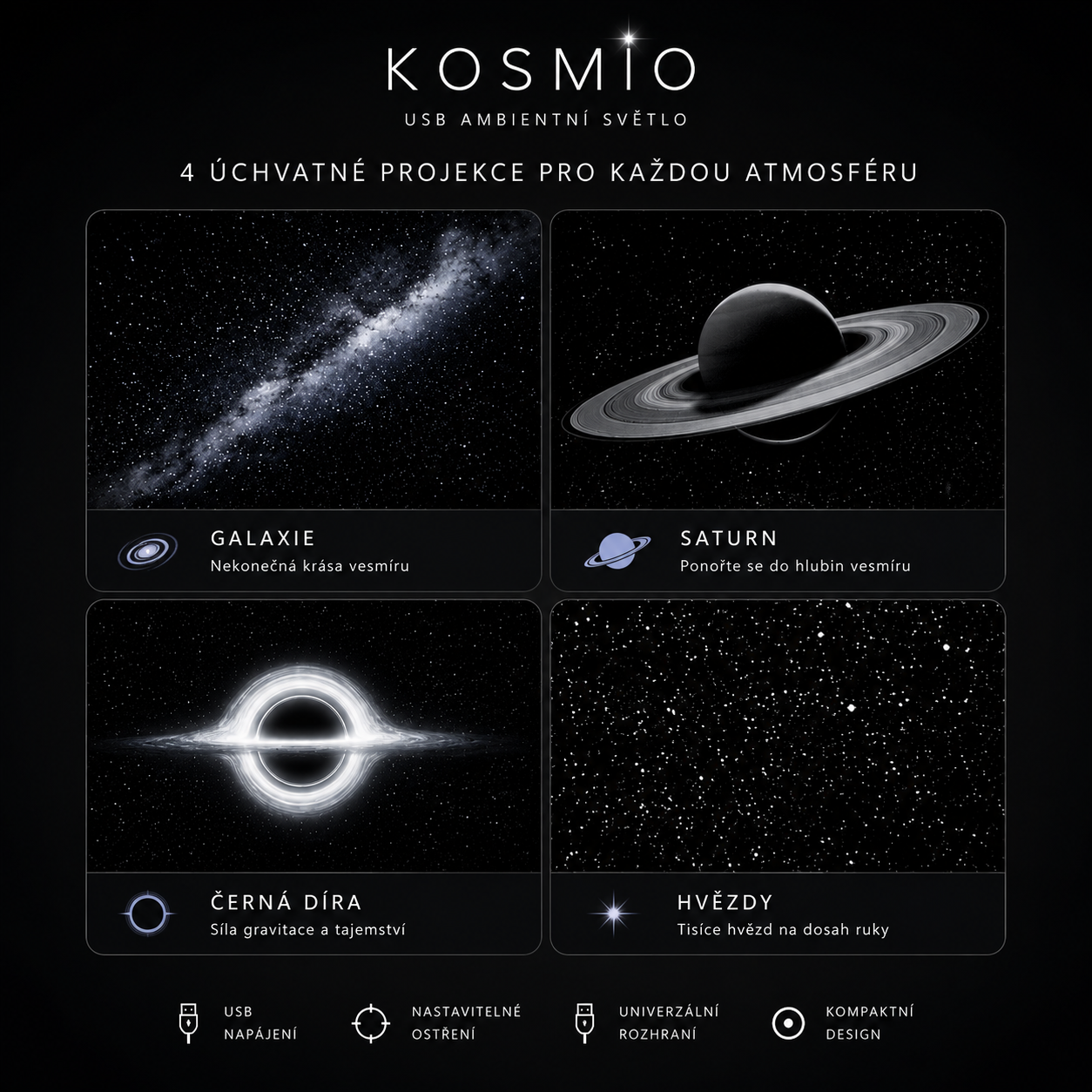 Vesmírný projektor Kosmio™